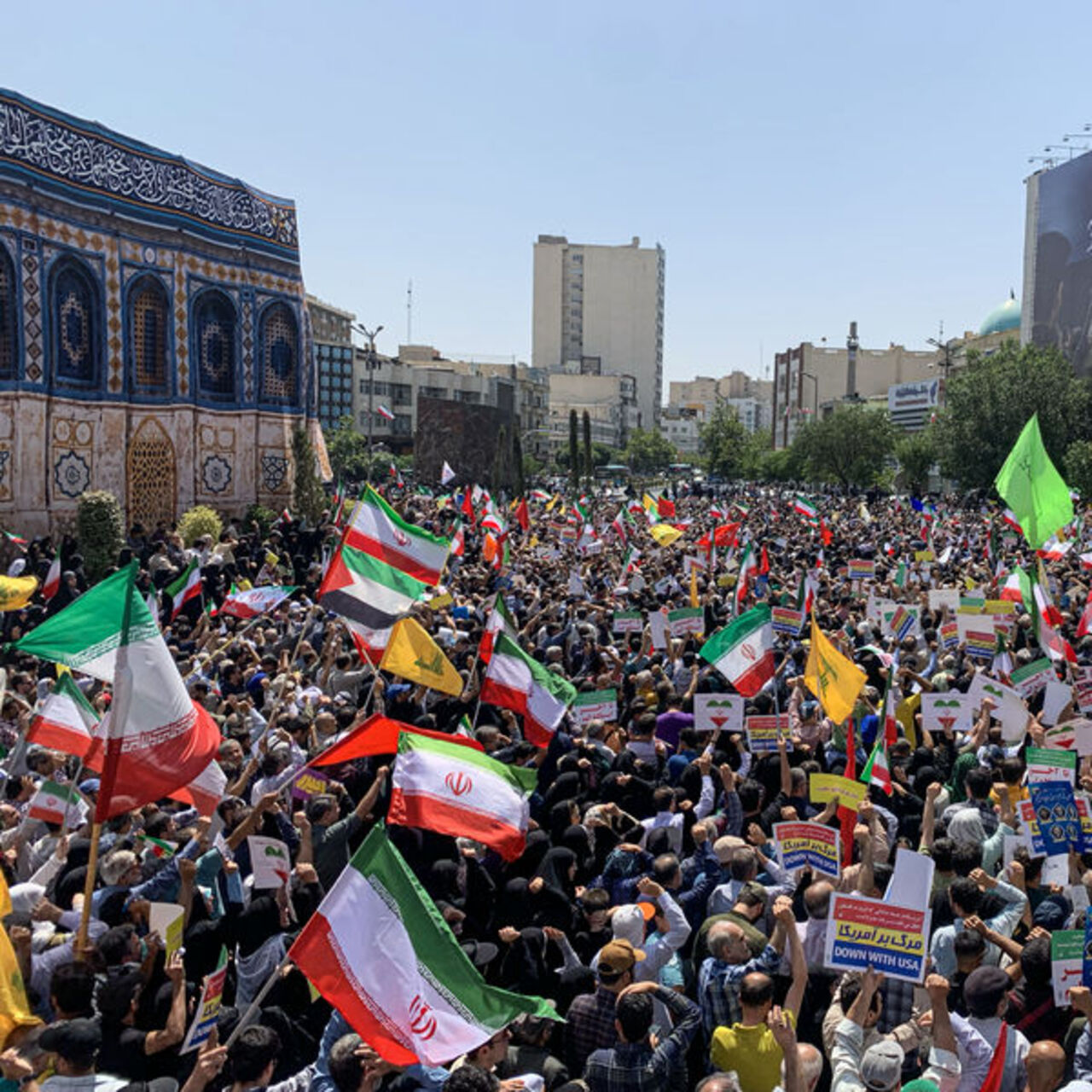 İran’da İsrail protestosu