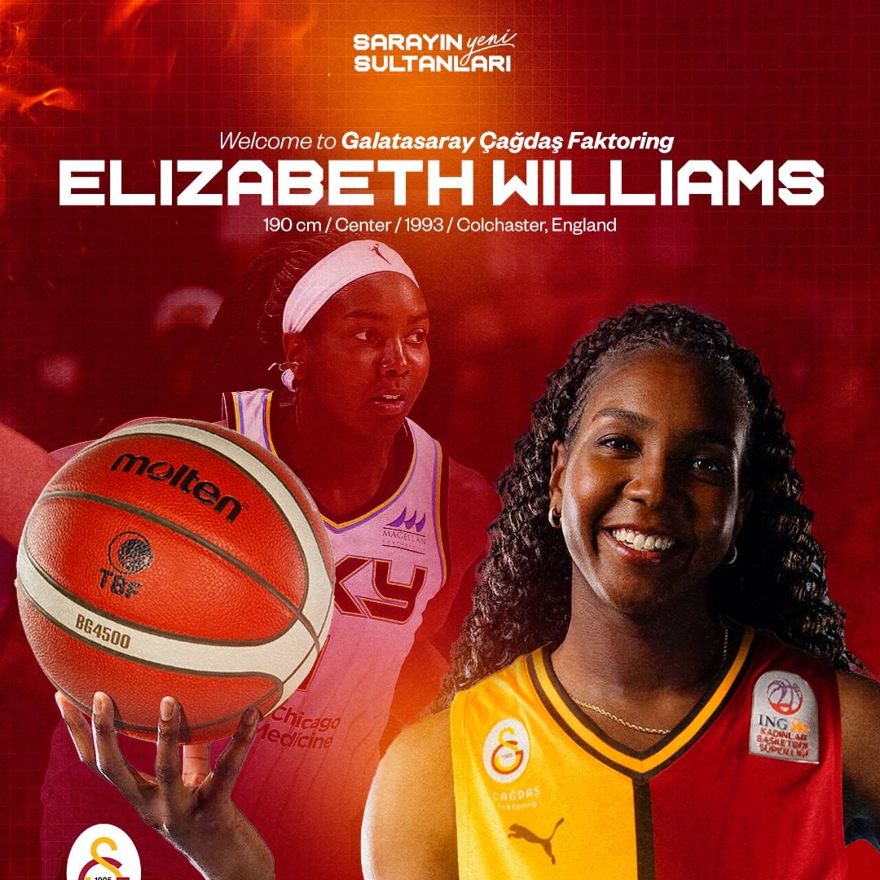 Galatasaray, Elizabeth Williams’ı transfer etti!